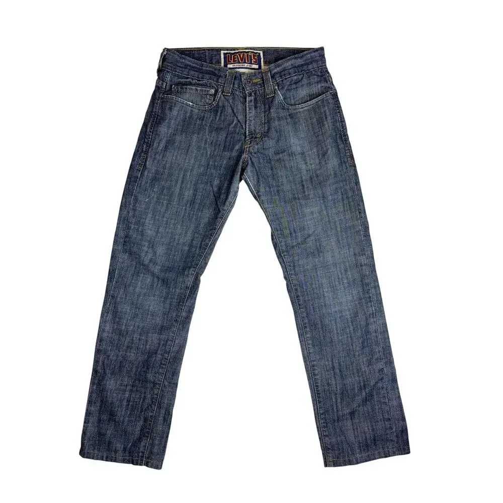 LEVI'S VINTAGE MEN'S THE ORIGINAL SKINNY FIT 511 DENIM DARK WASH JEANS 31X30